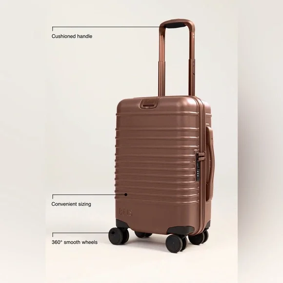 BEIS- small carry-on luggage in Maple. New with tags - Picture 2 of 10